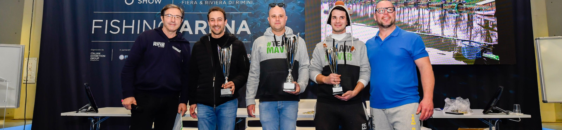 Premiazione 1° “trofeo dei laghi Pescare Show”