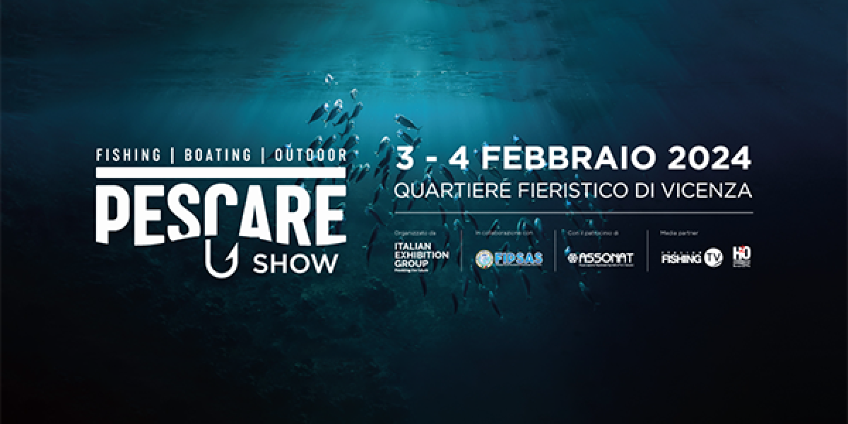 Pescare Show torna alle sue date originali: dal 3 al 4 febbraio 2024 in Fiera a Vicenza