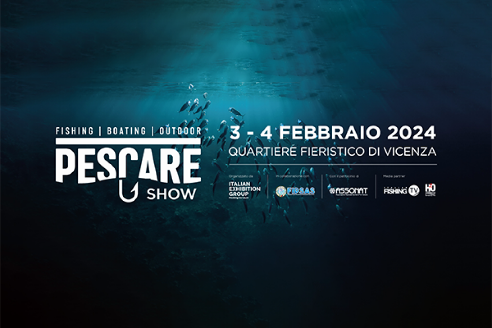 Pescare Show torna alle sue date originali: dal 3 al 4 febbraio 2024 in Fiera a Vicenza