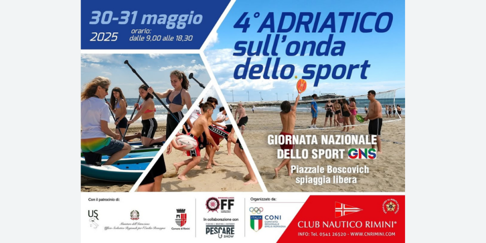 4^ Edizione “Adriatico, Sull'onda Dello Sport”