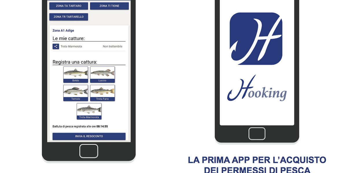 HOOKING: I TUOI PERMESSI DI PESCA A PORTATA DI APP