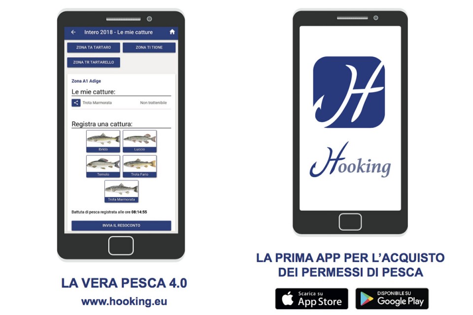 HOOKING: I TUOI PERMESSI DI PESCA A PORTATA DI APP